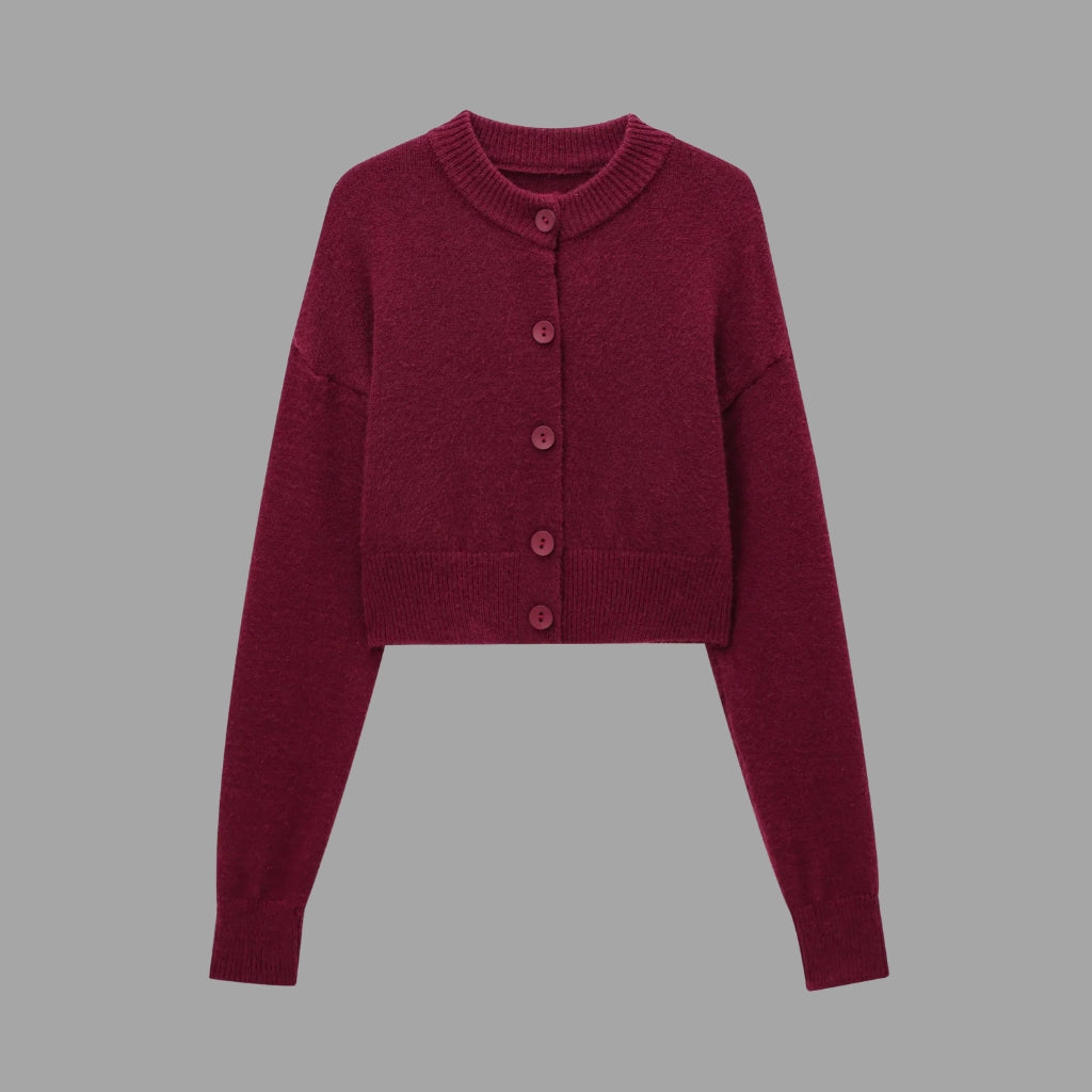 Siena Cropped Knit Cardigan