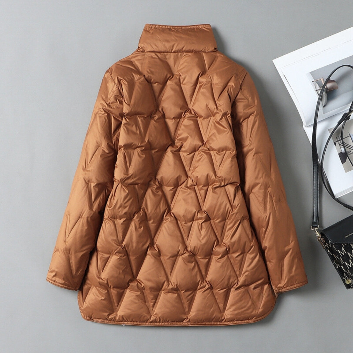 Amara Quilted Down Jacket