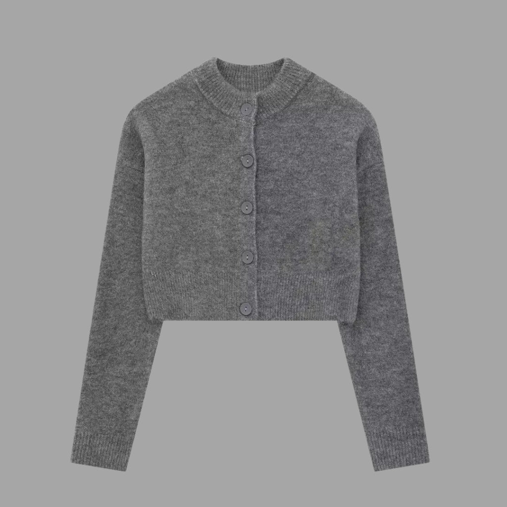 Siena Cropped Knit Cardigan