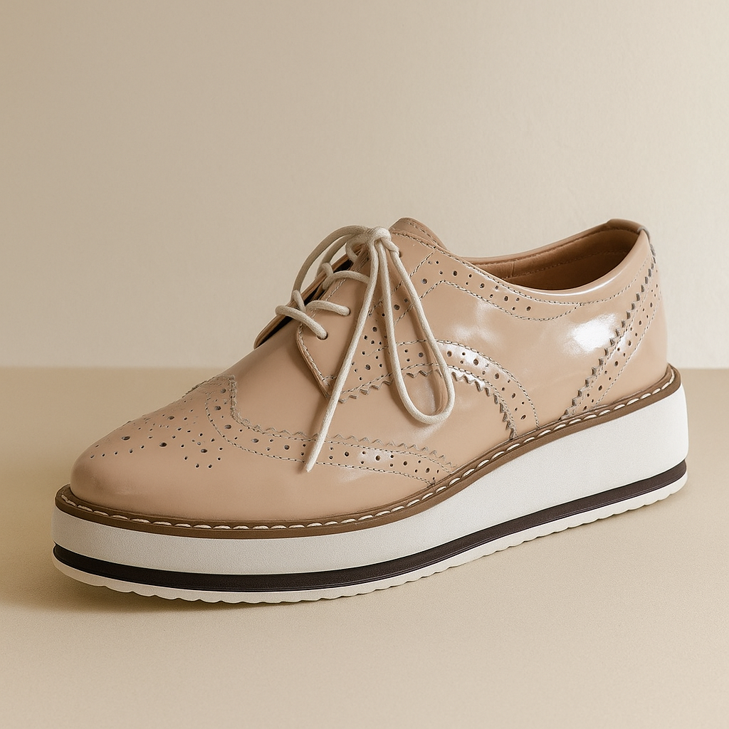 Bellamy Leather Platform Oxfords