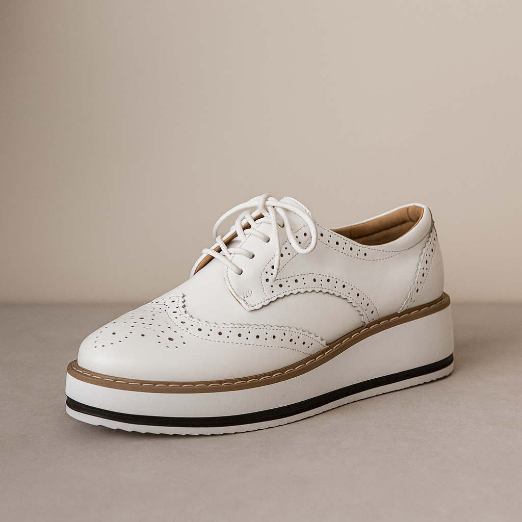 Bellamy Leather Platform Oxfords