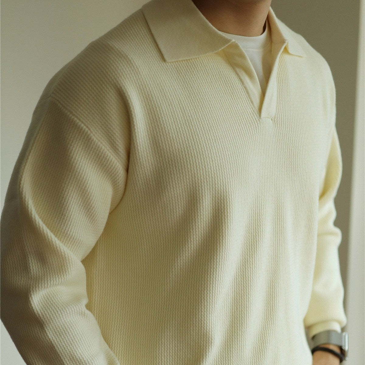 Aldridge Knit Polo Sweater
