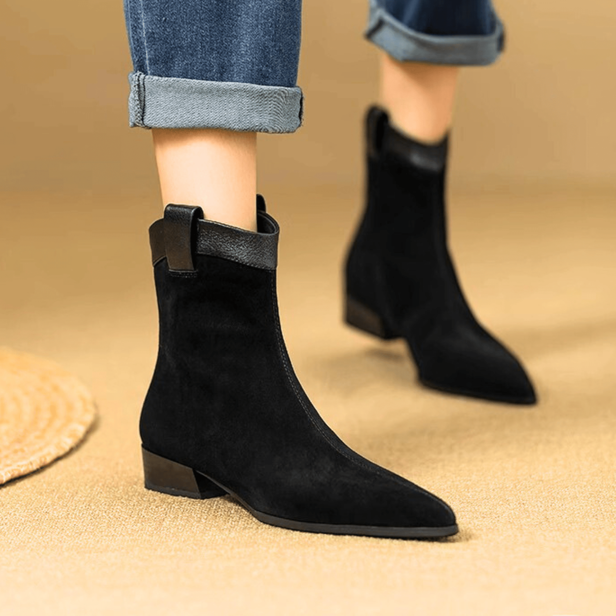 Brienne Suede Ankle Boots