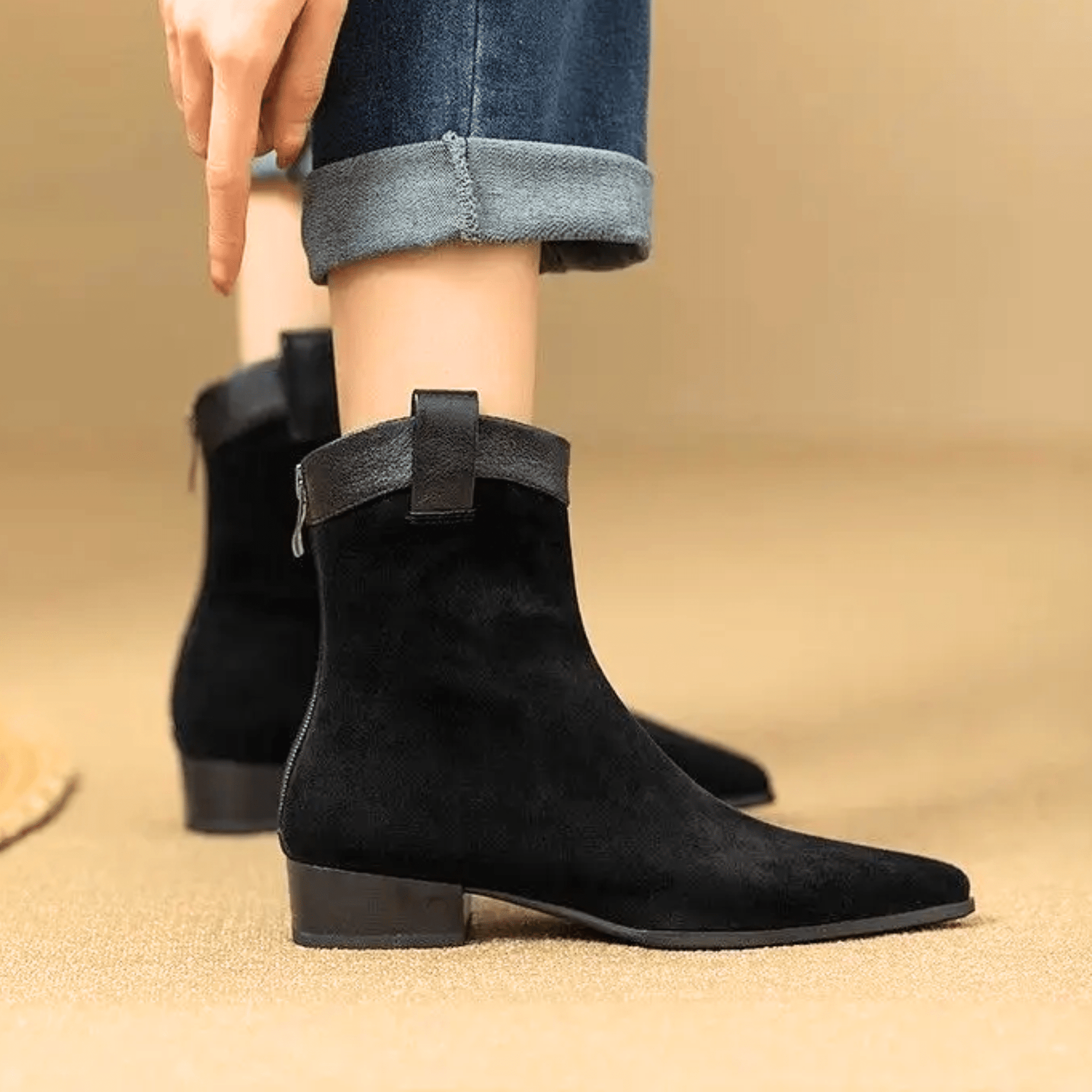 Brienne Suede Ankle Boots