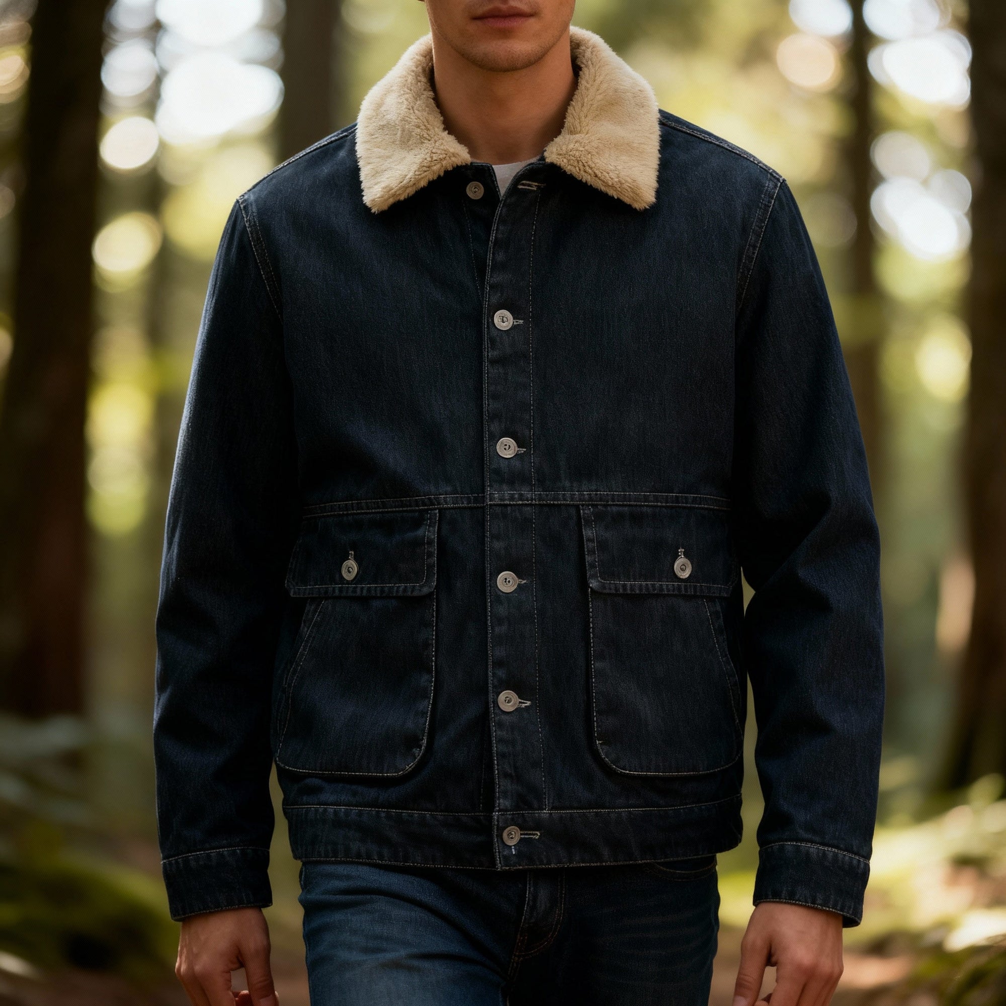 Carter Denim Sherpa Jacket
