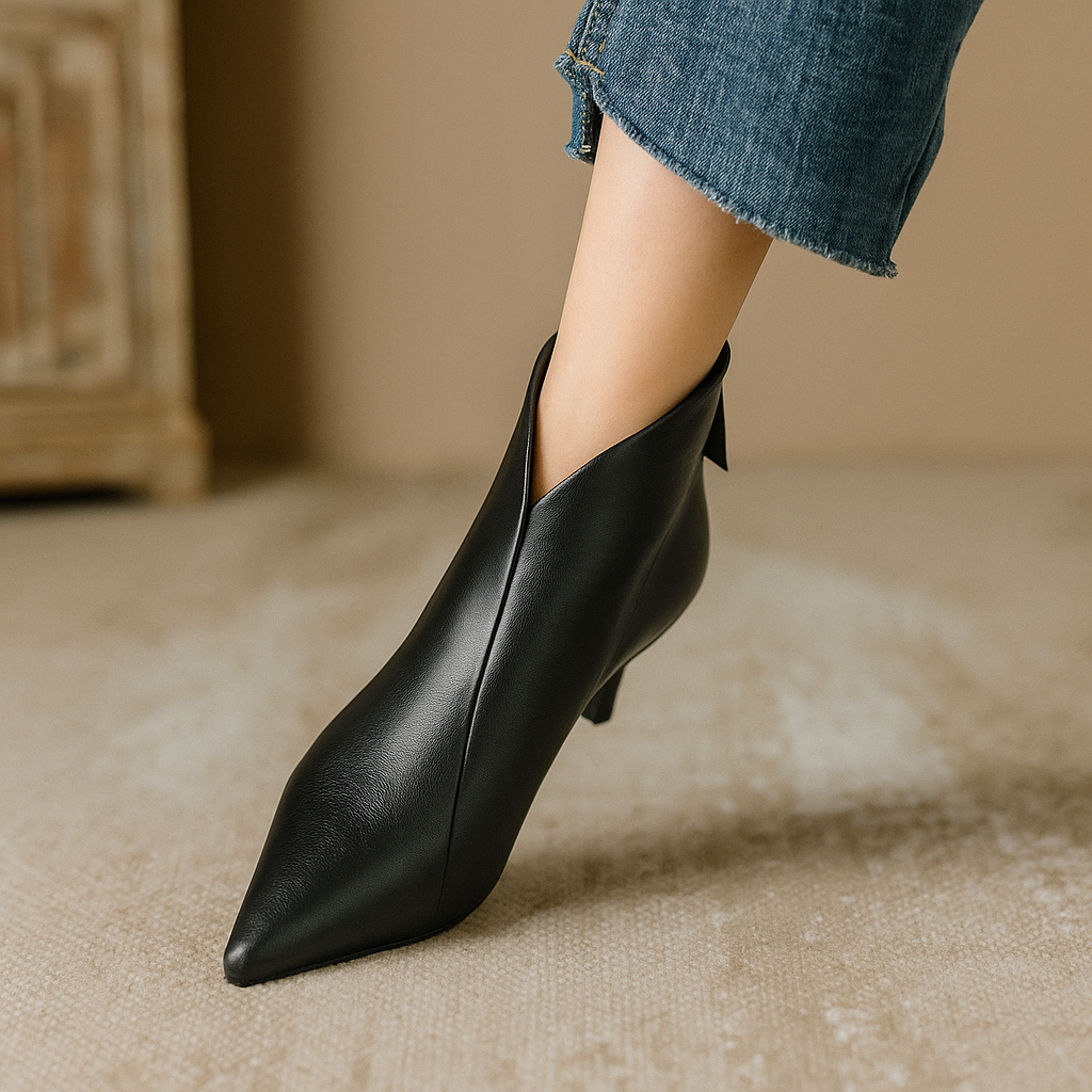 Emilia Pointed Toe Ankle Boots