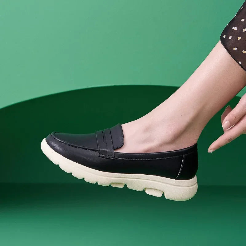 Florence Orthopedic Leather Loafers