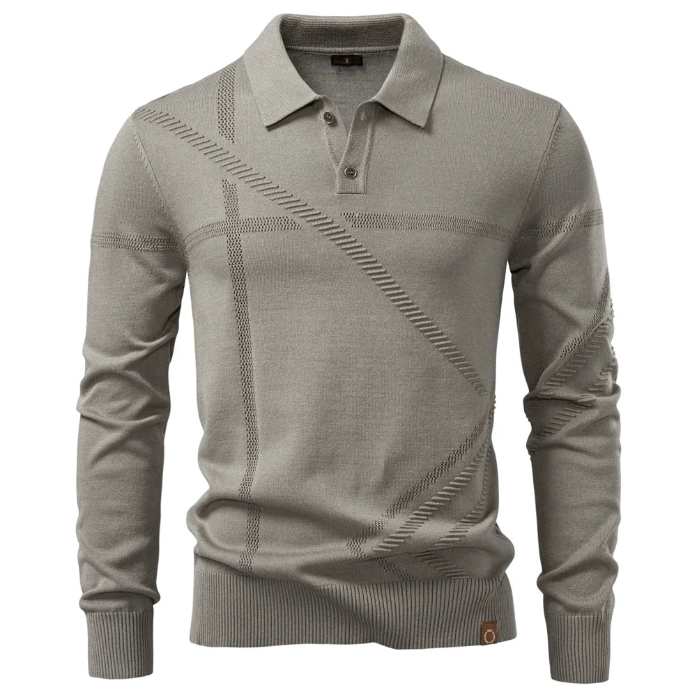Lincoln Knit Polo Sweatshirt