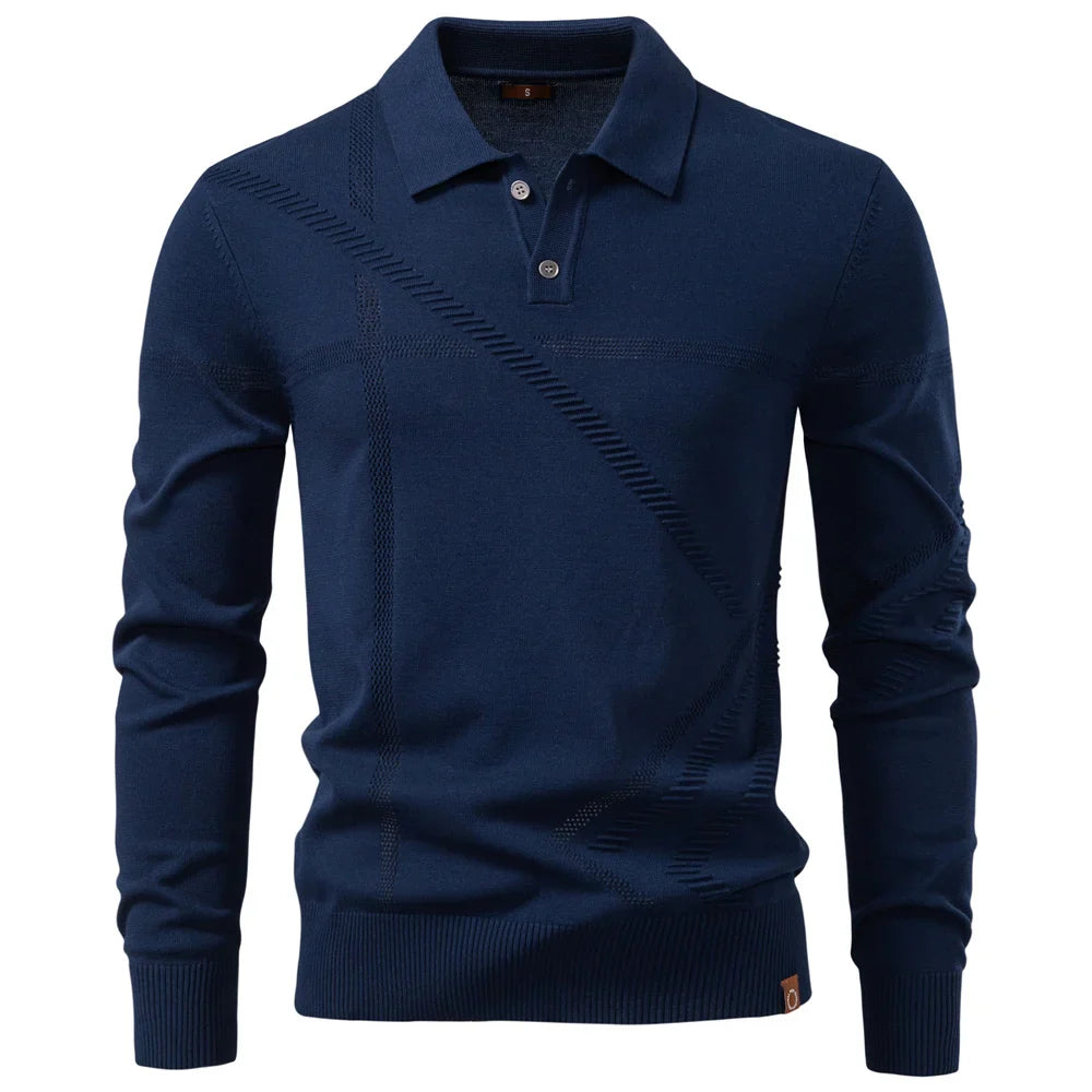 Lincoln Knit Polo Sweatshirt