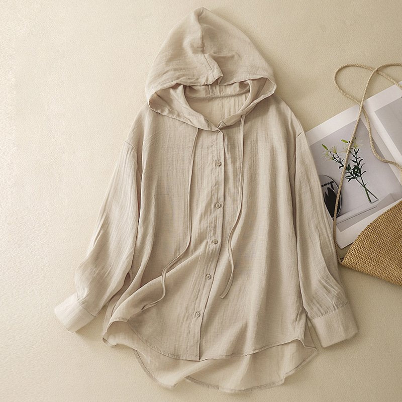 Kyla Linen Hoodie