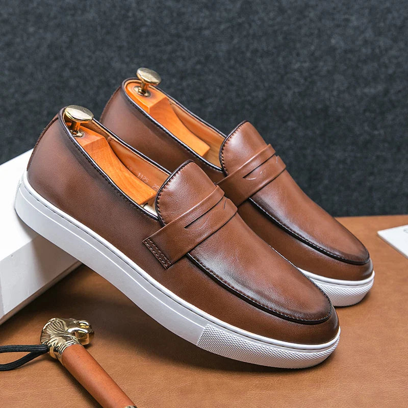 Mason Leather Slip-On
