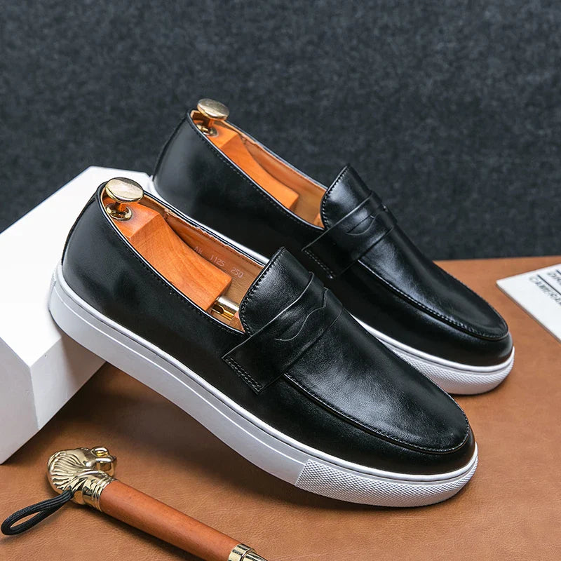 Mason Leather Slip-On