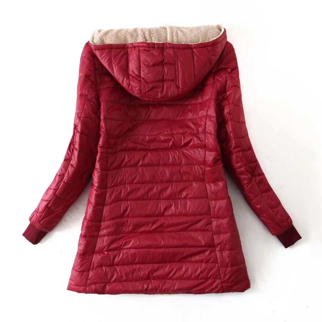 Elara Quilted Plush Coat