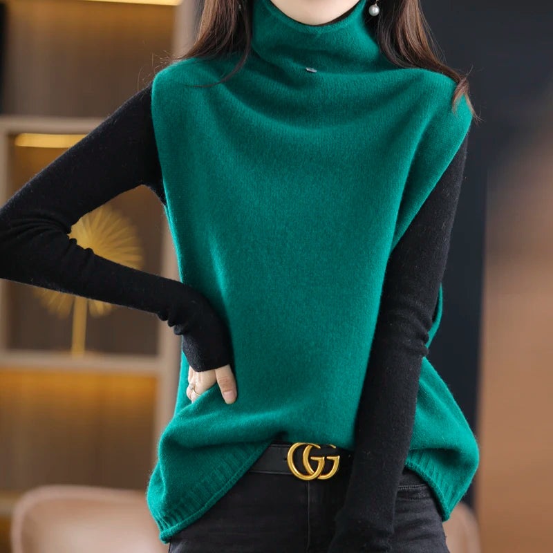 Aria Wool Layer Turtleneck
