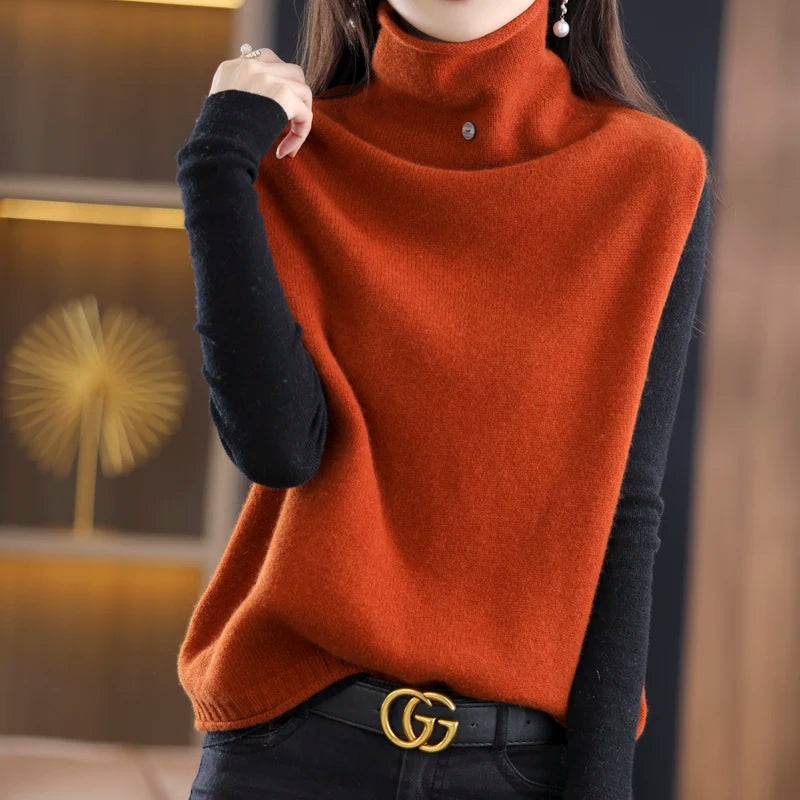 Aria Wool Layer Turtleneck