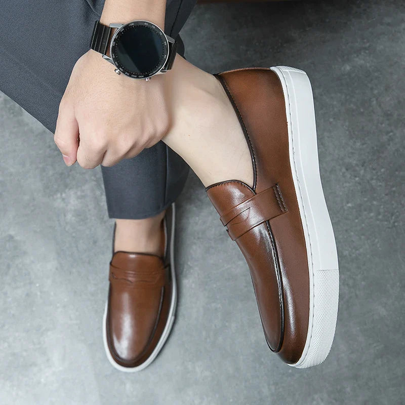 Mason Leather Slip-On