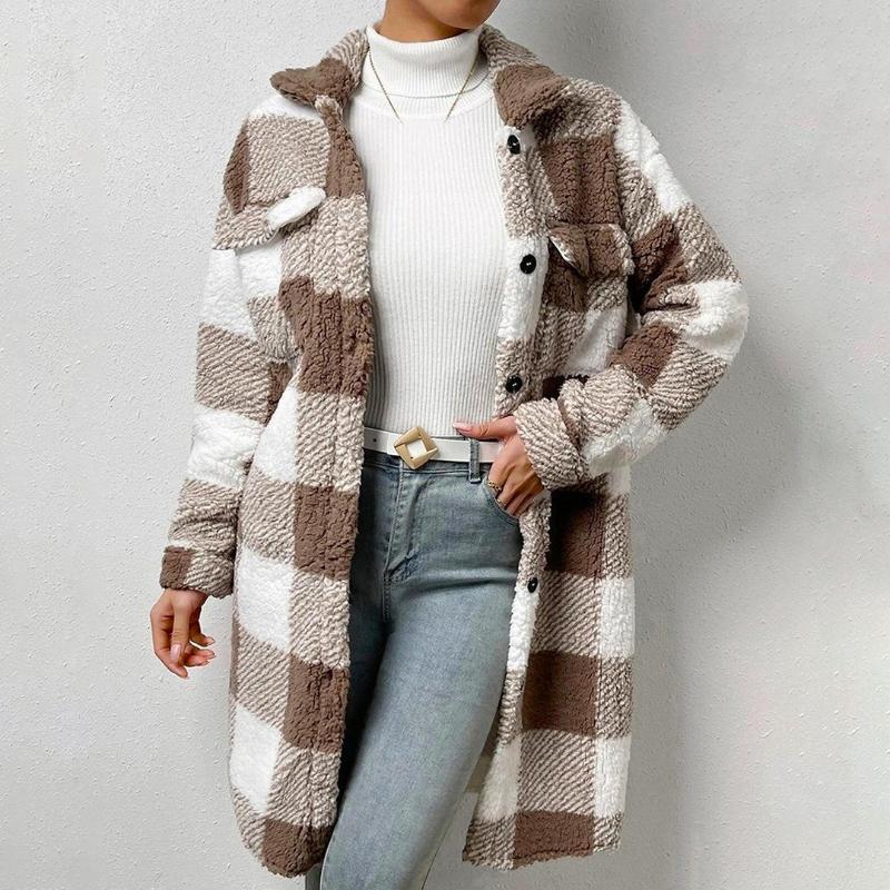 Sky Edwards Plaid Coat