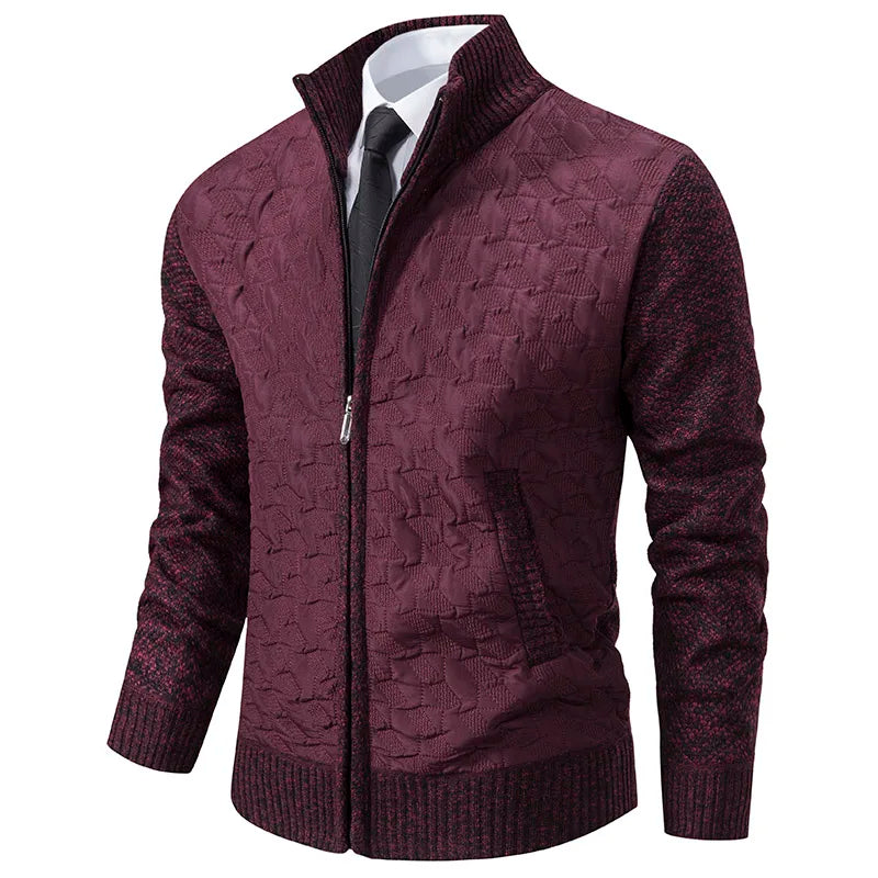 Riverton Zip-Up Knit Jacket