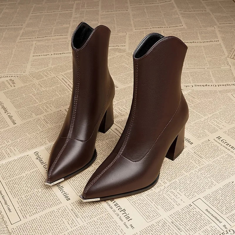 Monroe Block Heel Boots