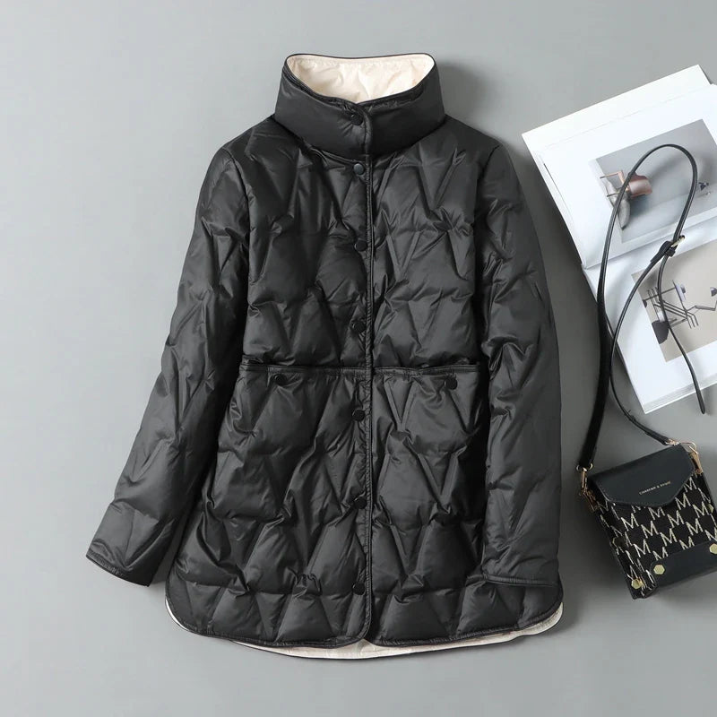 Amara Quilted Down Jacket
