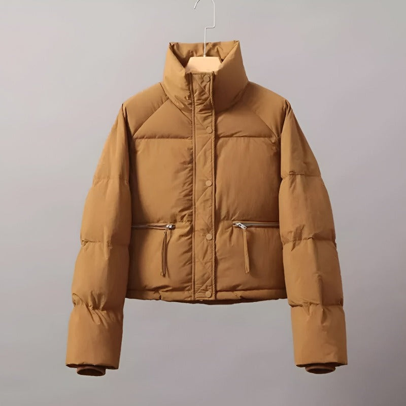 Sienna Cropped Puffer Jacket