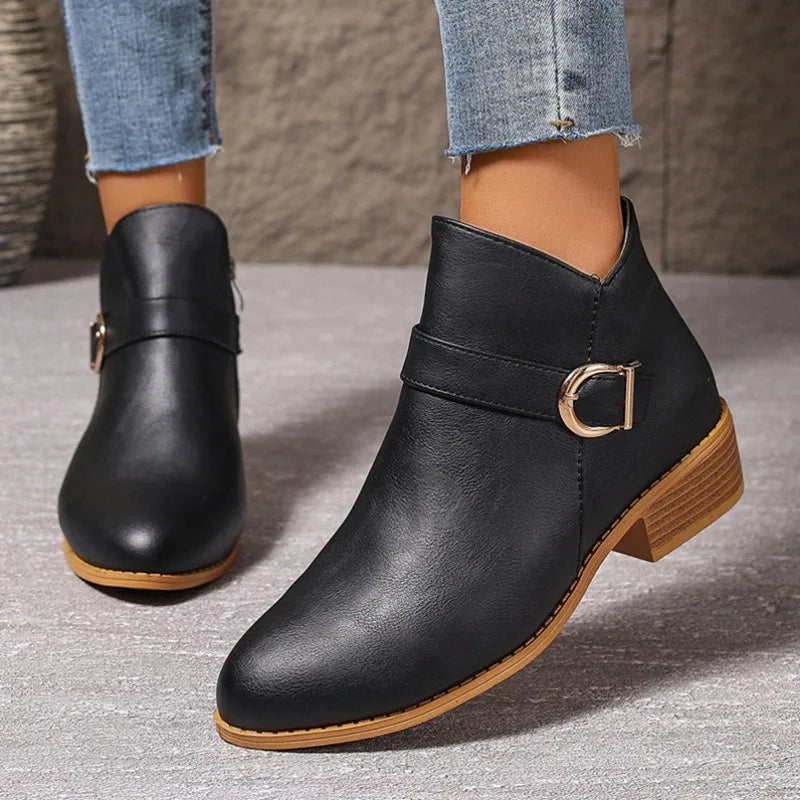 Sorelle Low Heel Ankle Boots