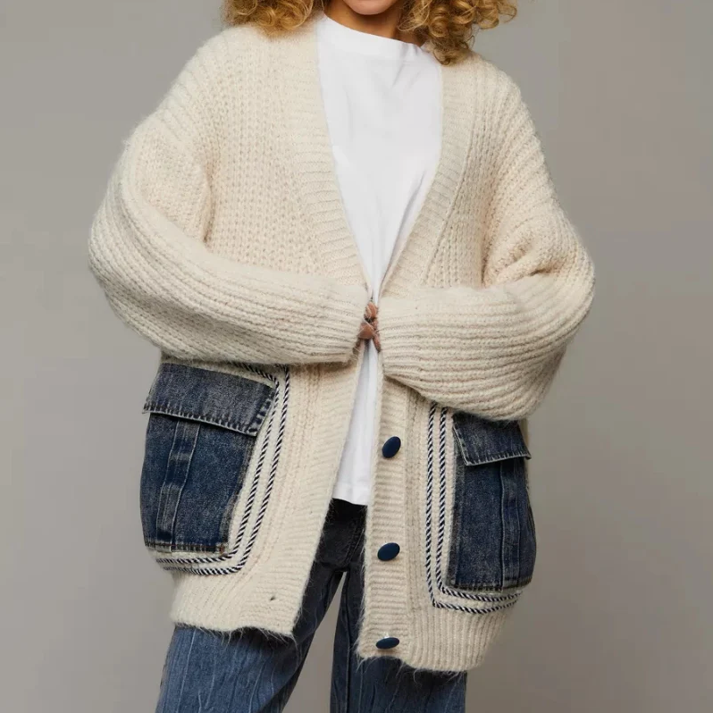 Hazel Denim Cardigan