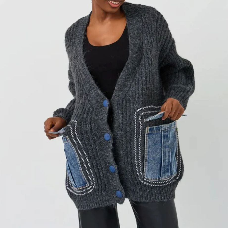Hazel Denim Cardigan