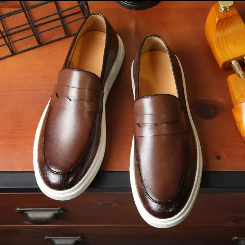 Mason Leather Slip-On