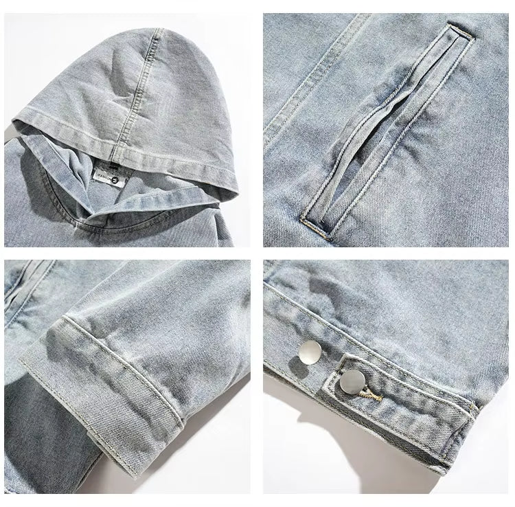 Haven Oversize Denim Hoodie