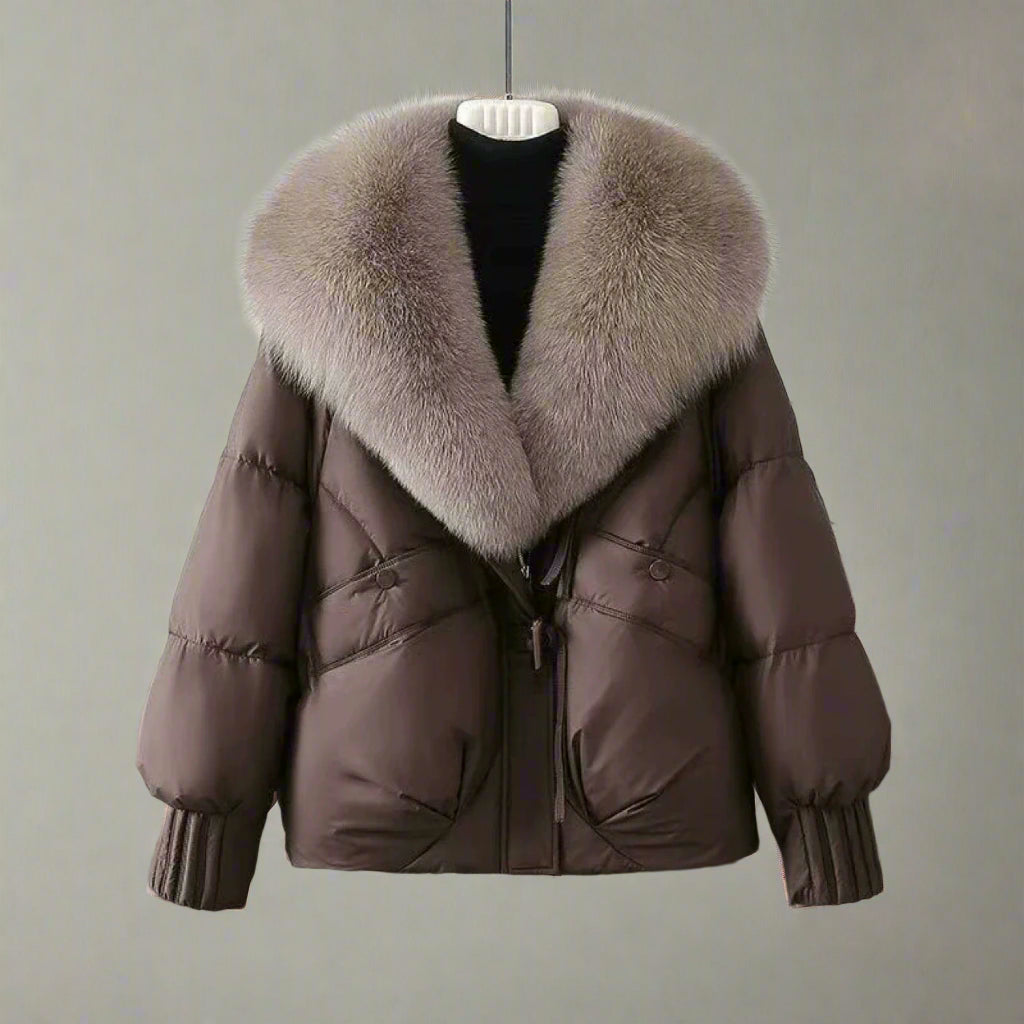 Eloise Quilted Fur Jacket