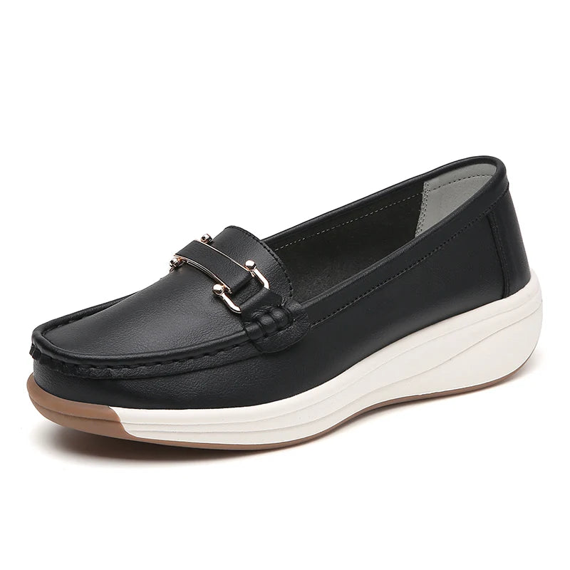 Portia Orthopedic Leather Loafers
