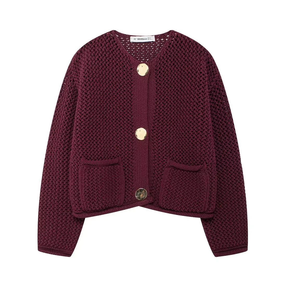 Harrow Textured Knit Cardigan