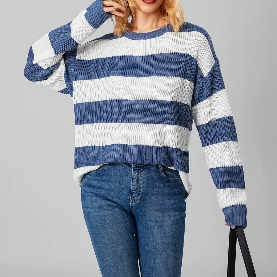 Valente Stripe Knit Sweater