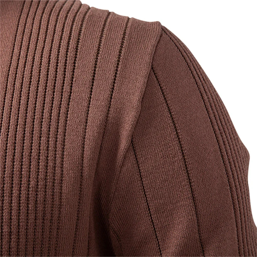 Luciano Knit Polo Sweatshirt