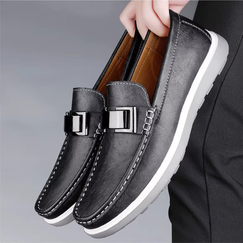 Alessandro Leather Loafers - [Ezra Daniel]