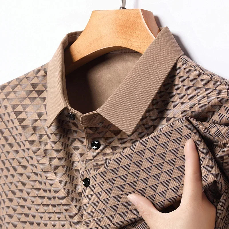 Ashton Ice Silk Polo - [Ezra Daniel]