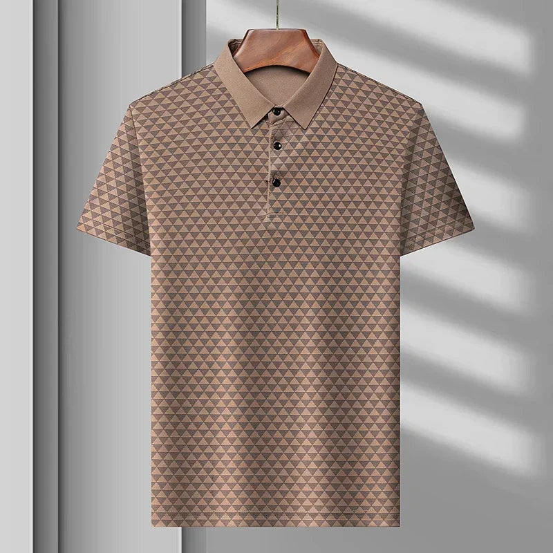 Ashton Ice Silk Polo - [Ezra Daniel]