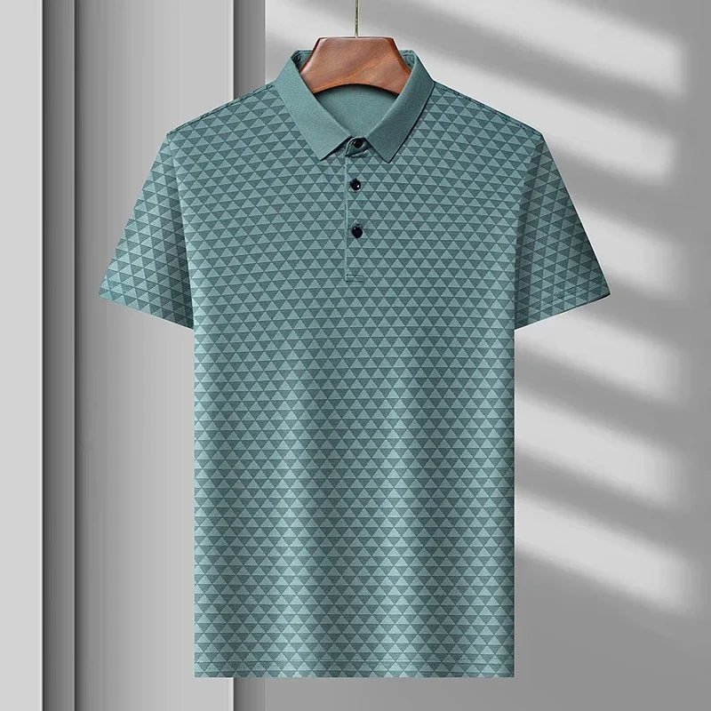 Ashton Ice Silk Polo - [Ezra Daniel]