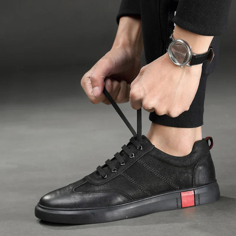 Carson Rift Leather Sneaker - [Ezra Daniel]