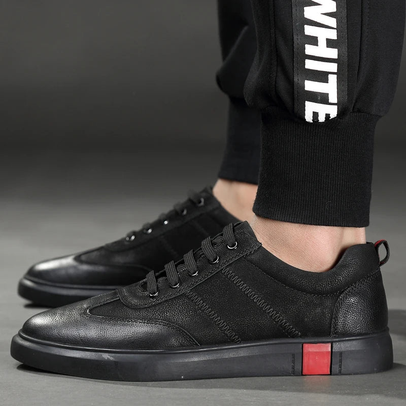 Carson Rift Leather Sneaker - [Ezra Daniel]