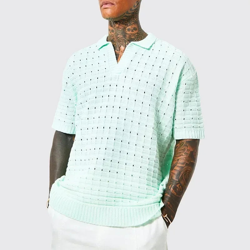 Charles Wade Knit Polo - [Ezra Daniel]