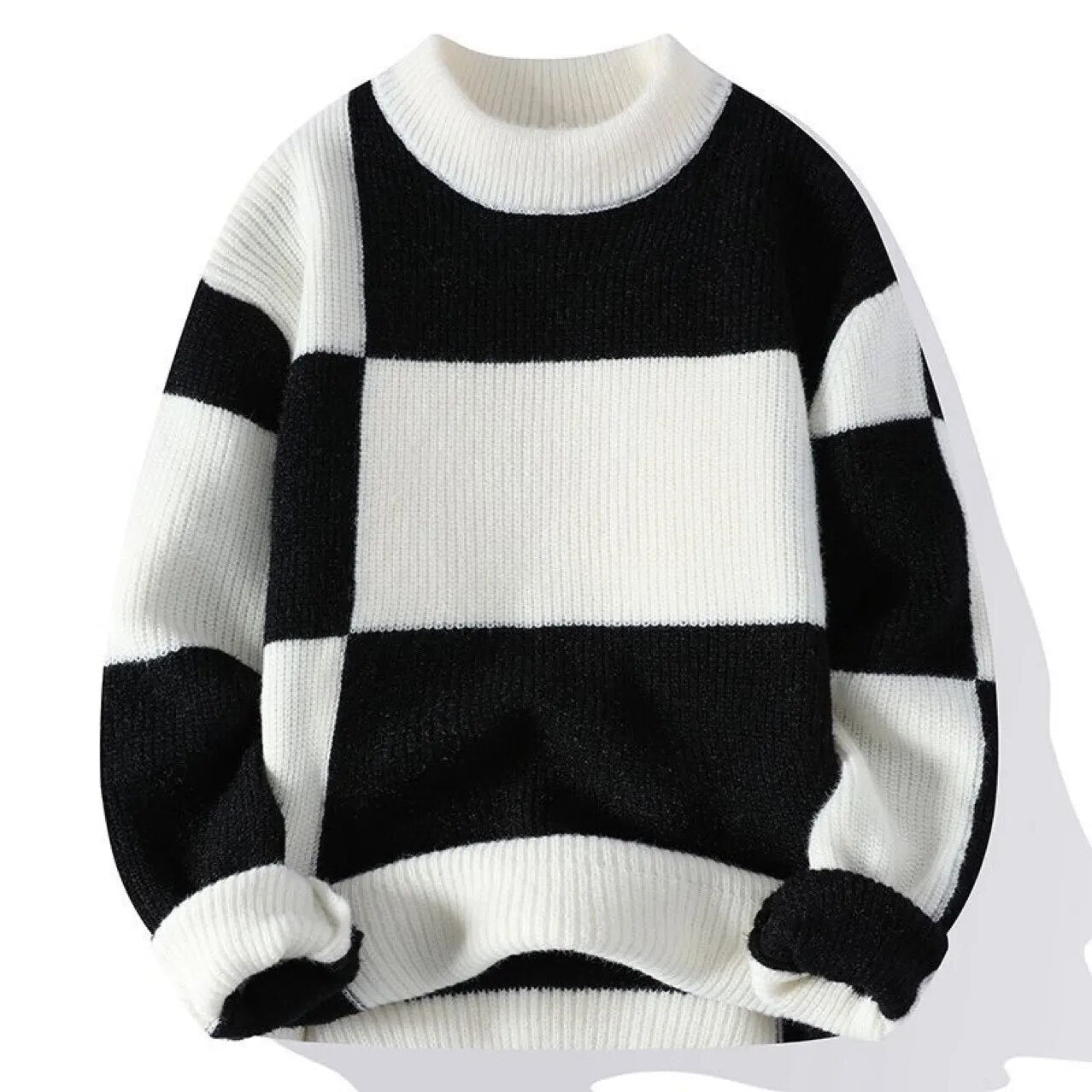 Easton Checkered Knit Sweater