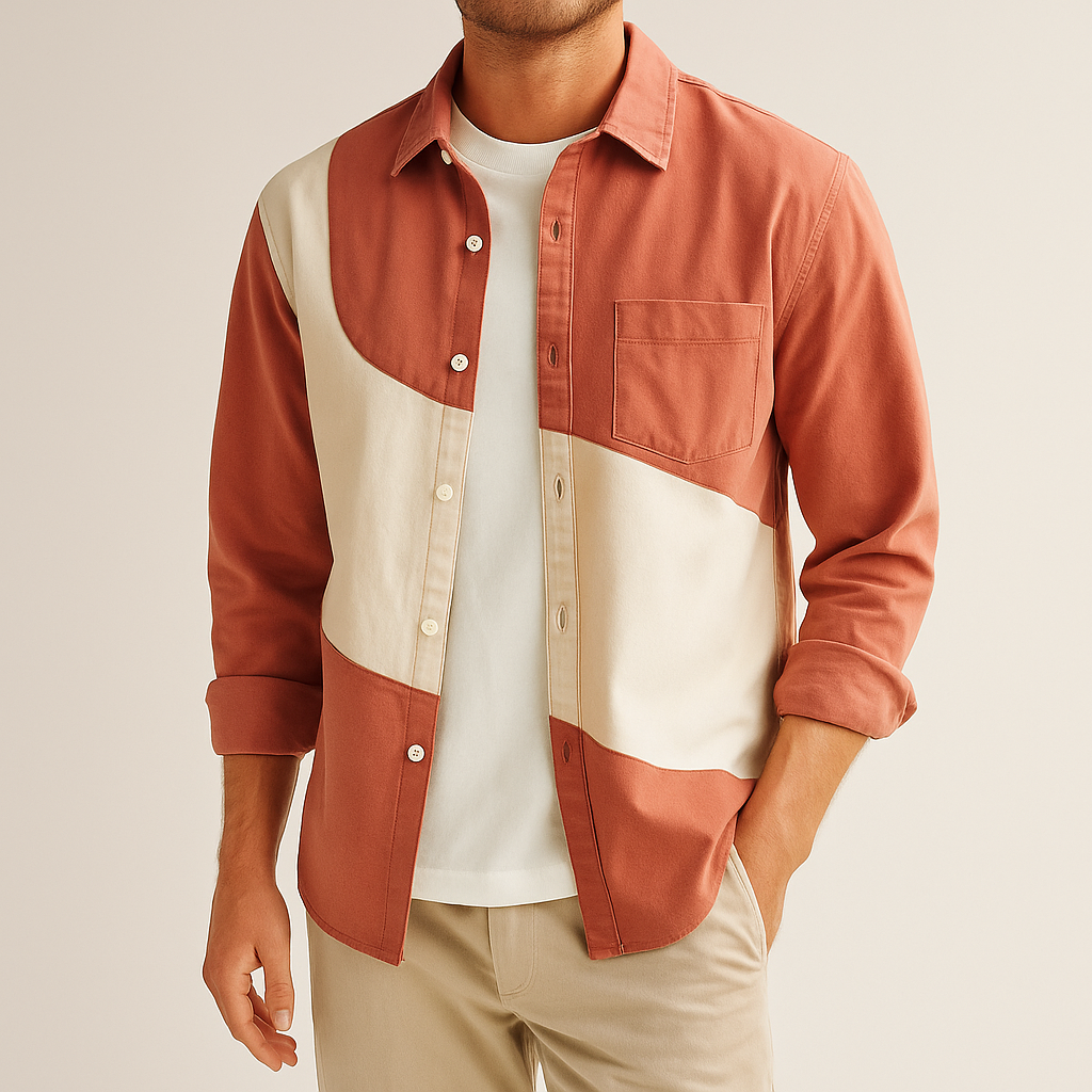 Easton Color Block Shirt - [Ezra Daniel]