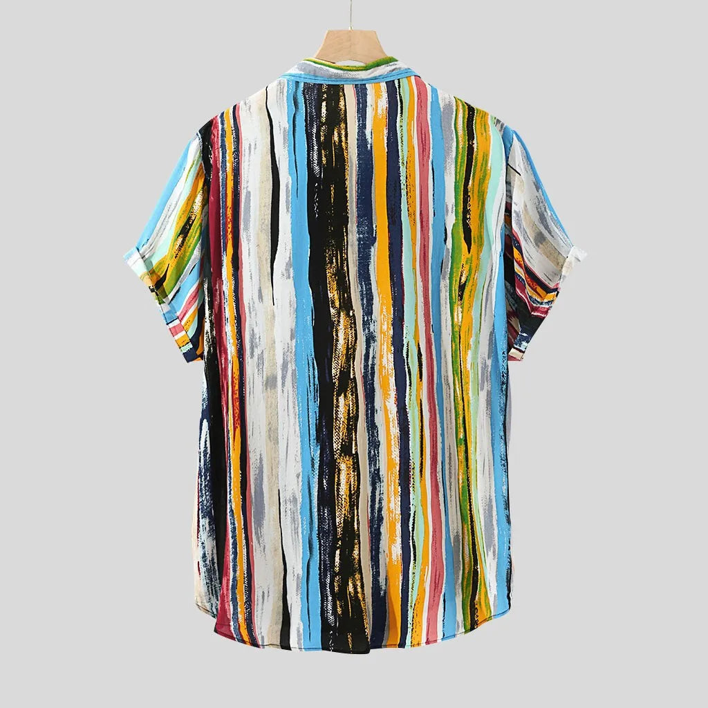 Easton Color Stripe Shirt - [Ezra Daniel]