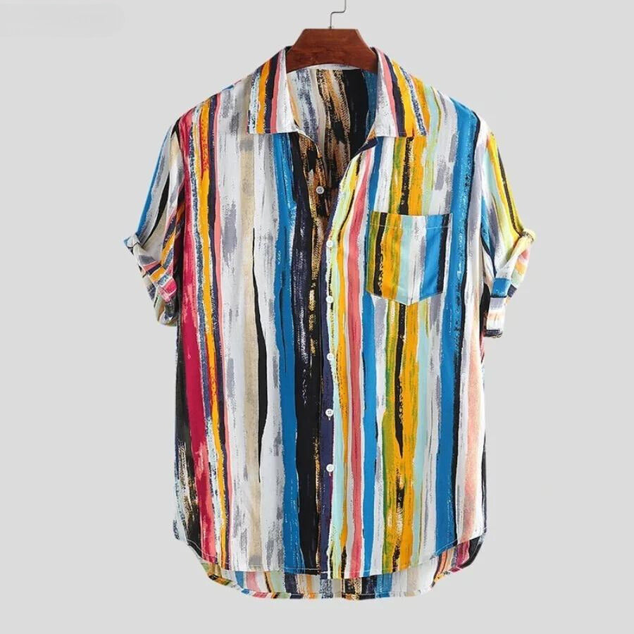 Easton Color Stripe Shirt - [Ezra Daniel]