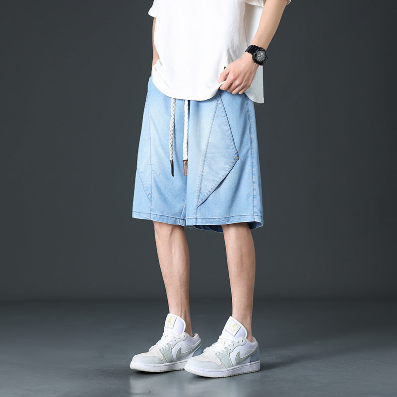 Easton Diamond Denim Shorts - [Ezra Daniel]