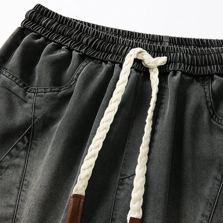 Easton Diamond Denim Shorts - [Ezra Daniel]