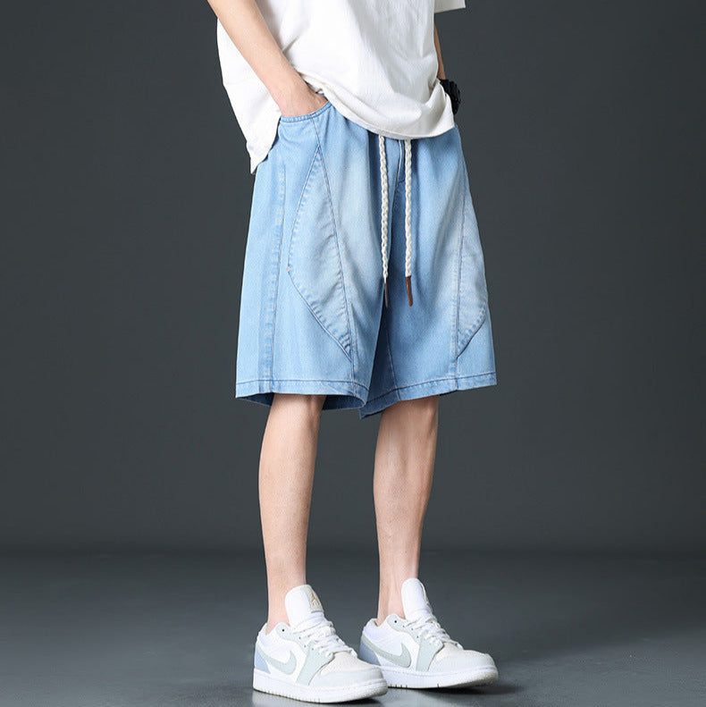 Easton Diamond Denim Shorts - [Ezra Daniel]