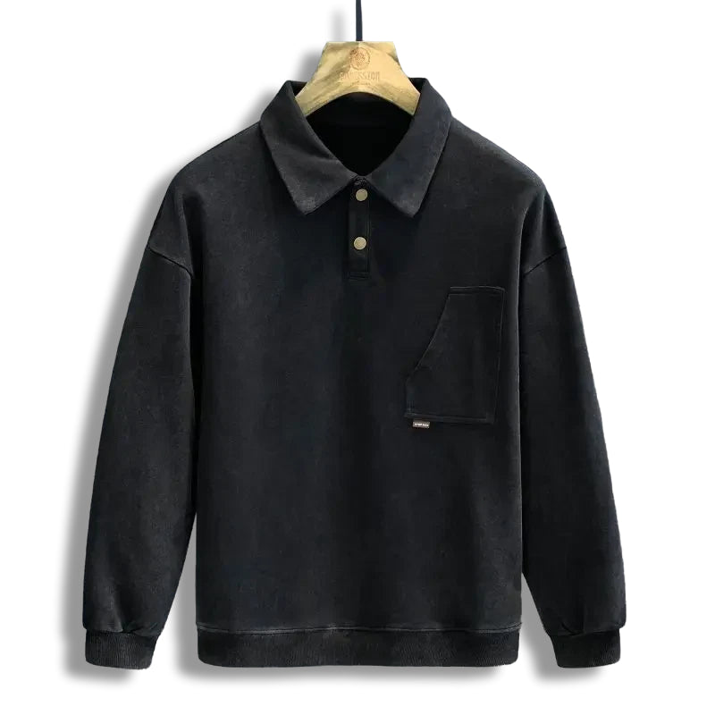 Easton Washstone Polo Sweater - [Ezra Daniel]